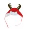 Northlight 32269892 17 in. Plush Red &#x26; White Christmas Winter Trapper Hat with Jingle Bell Reindeer Antlers